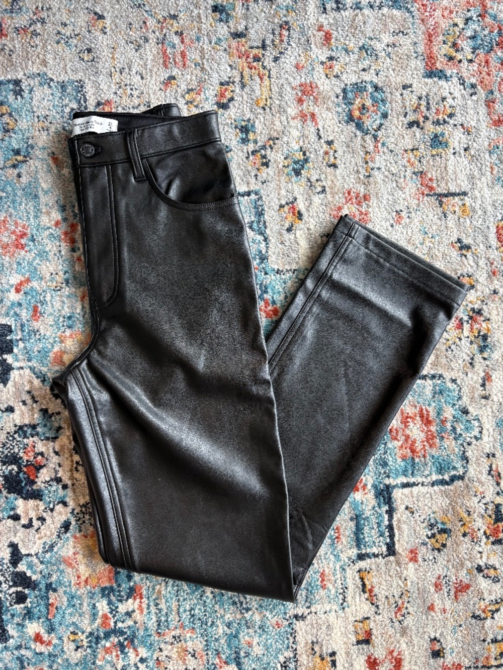 A&F leather pants